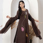 Stylish slab cotton full embroidery work Kurta set for Women with Dupatta