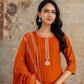 Woman Elegance meets comfort – premium embroidered  cotton suit set, perfect for every occasion