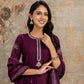Woman Elegance meets comfort – premium embroidered  cotton suit set, perfect for every occasion