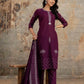 Woman Elegance meets comfort – premium embroidered  cotton suit set, perfect for every occasion