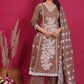 Silly Cotton 3-Piece Embroidered Suit Set with Lining  Kurta, Trouser & Dupatta  for Woman
