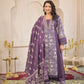 Woman Straight 3 Piece Set of Suit  with Neck & Sleeve Embroidery