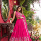 Royal Vichitra Silk Heavy Embroidered Wedding Lehenga Choli Set A