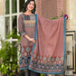 Women’s Printed Cotton Kurta Set with Embroidered Neck & Dupatta – Ethnic Festive Wear