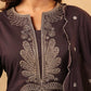Farsi Salwar 3-Piece Set  Fully Embroidered Kurta, Trouser & Dupatta