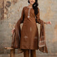 Woman Elegance meets comfort – premium embroidered  cotton suit set, perfect for every occasion
