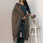 Elegant Cotton Embroidered work  3-Piece Suit Set with Pocket (Size 38–46)